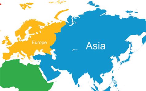 what separates europe from asia.